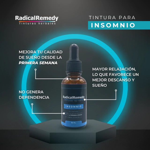 Tintura de Insomnio - La fórmula más potente para dormir bien