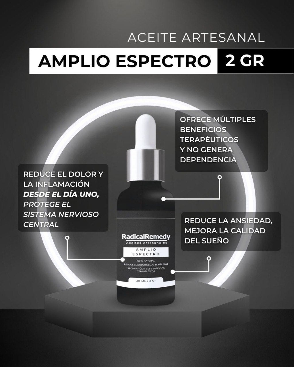 Aceite Herbal de Amplio Espectro 2gr - RadicalRemedy