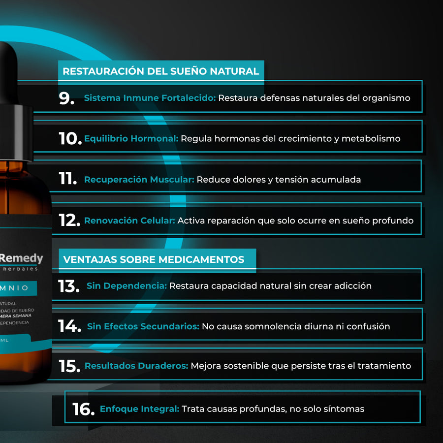 Beneficios Tintura de Insomnio