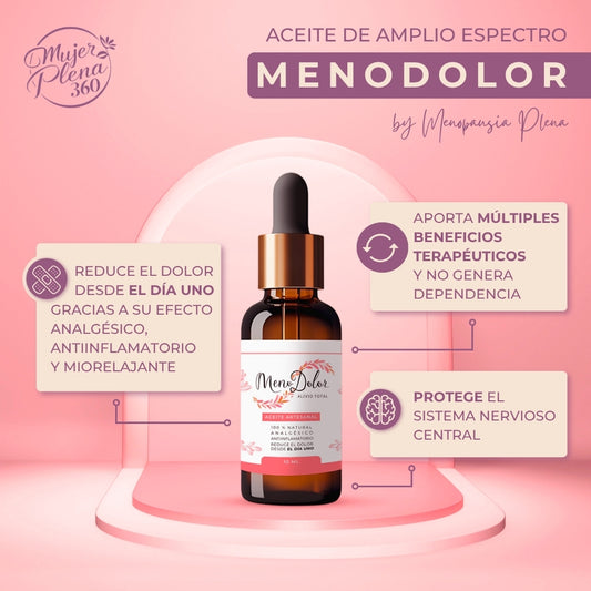 MenoDolor — Aceite de Amplio Espectro Mujer Plena 360