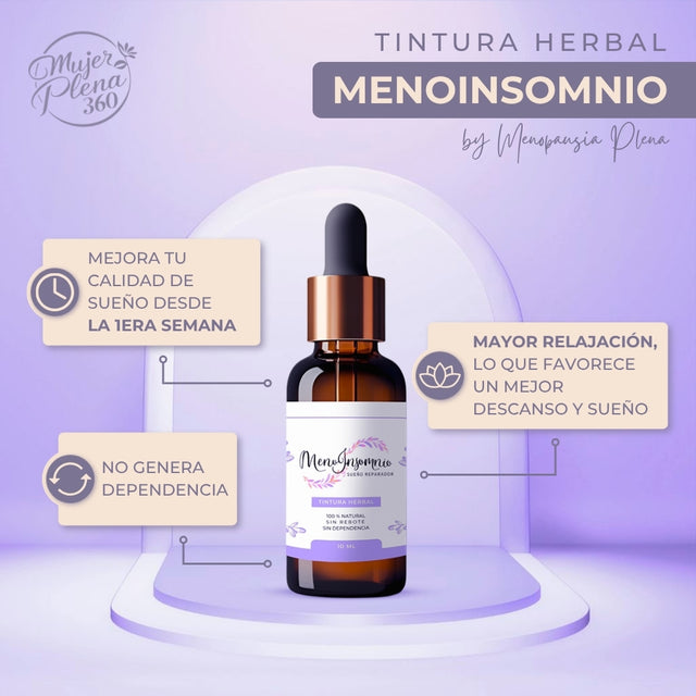 MenoInsomnio — Tintura Herbal Mujer Plena 360