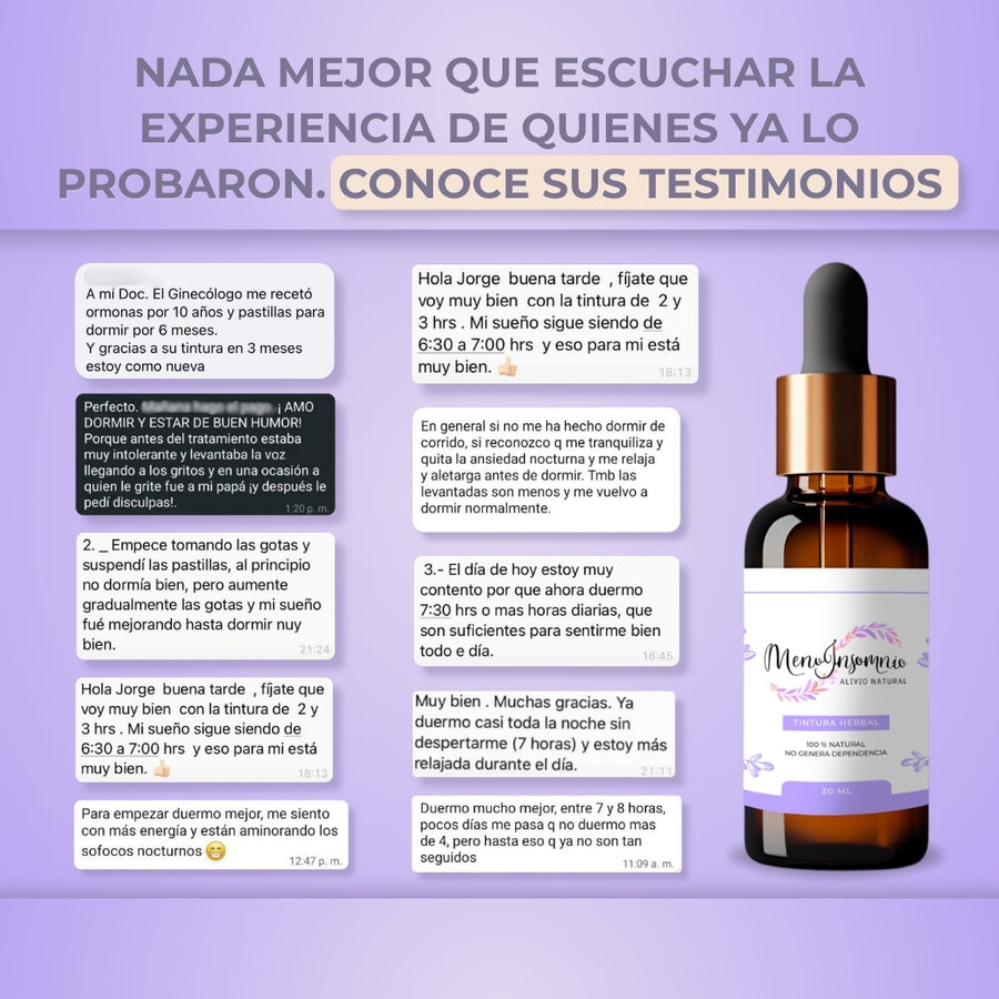 Testimonios MenoInsomnio