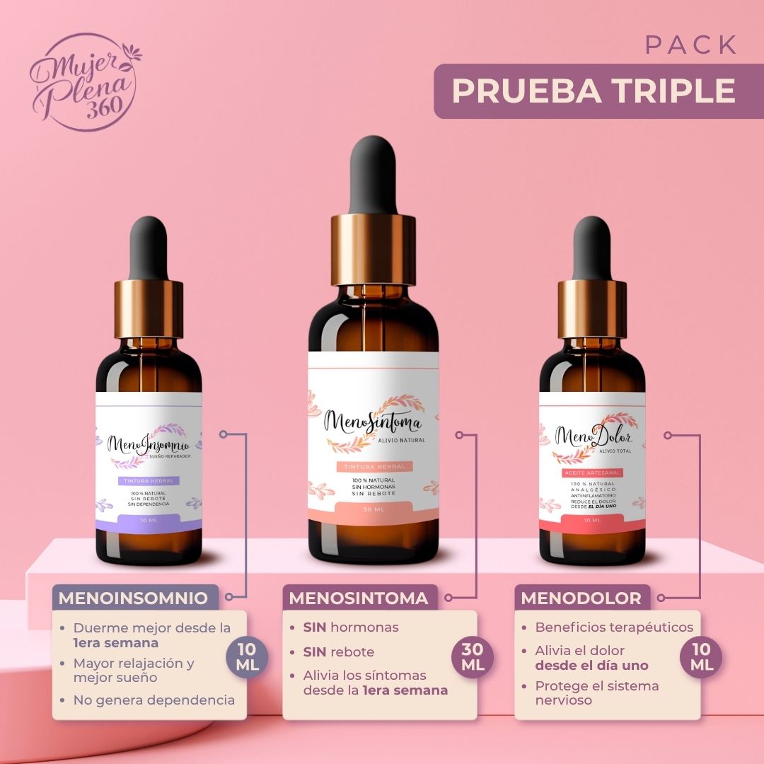 Pack Prueba Triple — Mujer Plena 360