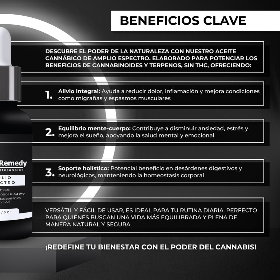 Aceite Herbal de Amplio Espectro — Beneficios