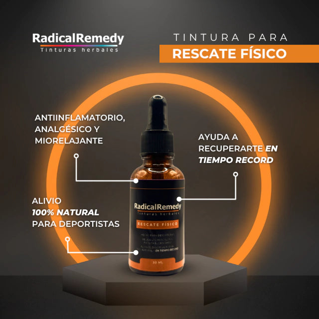 Tintura Rescate Físico - Recuperación muscular acelerada